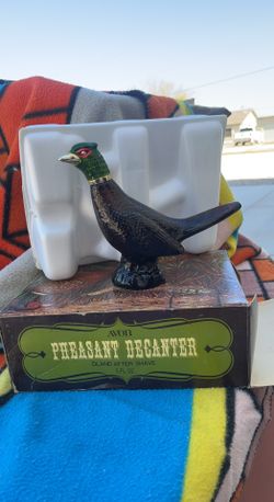 Avon decanters pheasant