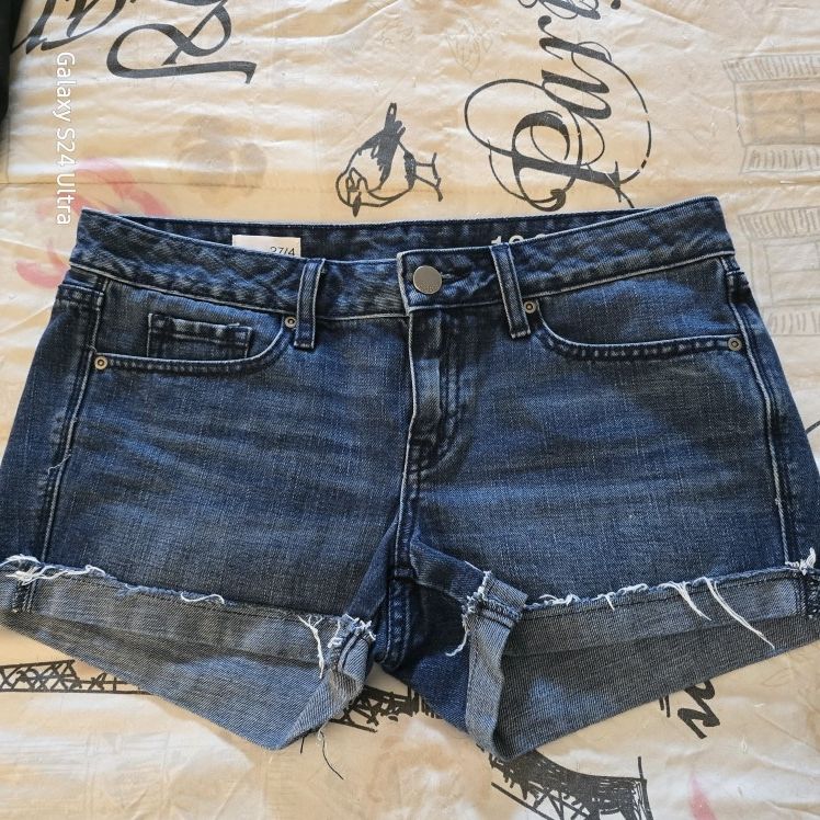 Gap 1969 Shorts Boyfriend Shorts W/Pockets Size 4 Denim