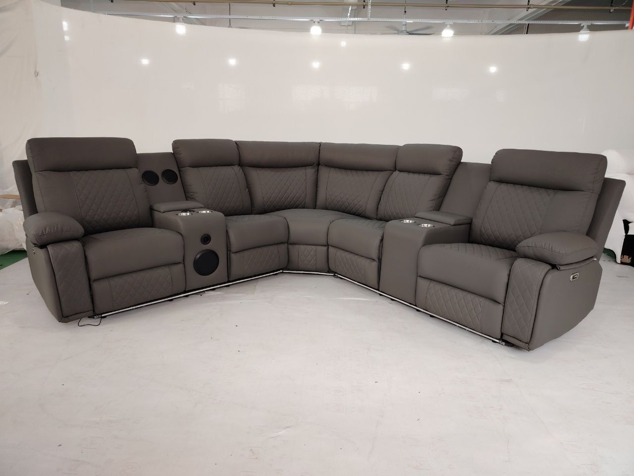 Power Recliner Sectional Sofa