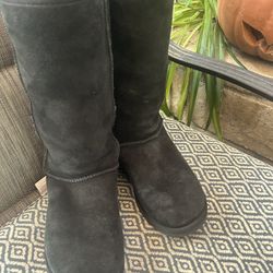 Ugg Tall Black Boots Size 9