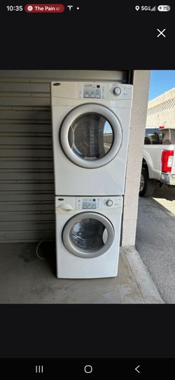 Amana washer and dryer