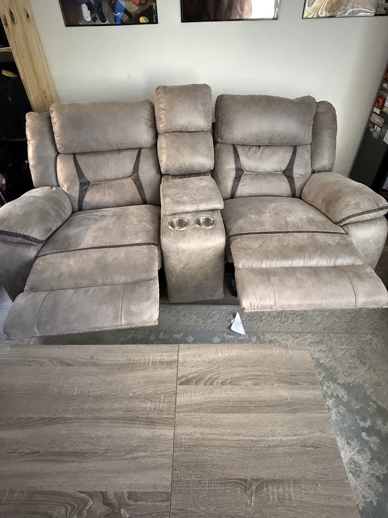 Love Seat And Couch Set
