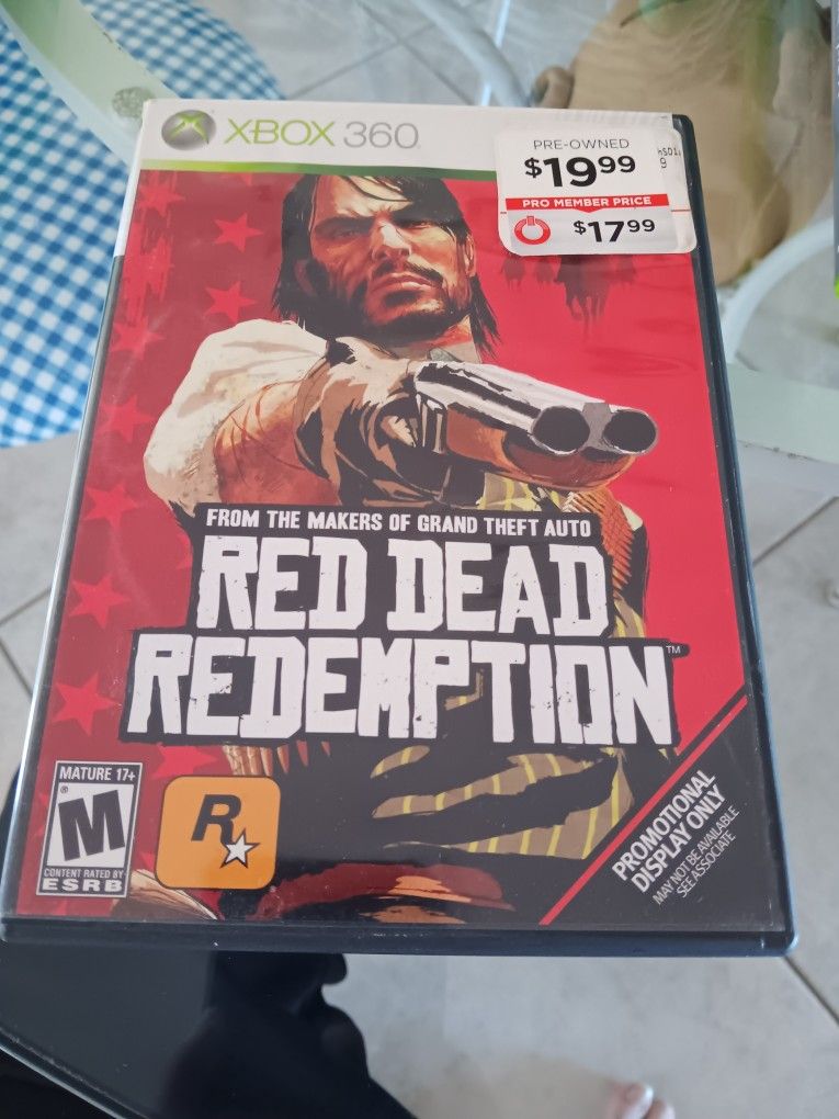 Xbox 360 Red Dead Redemption Promo Disc