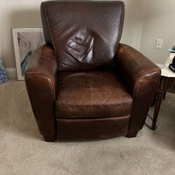 Pair Of Natuzzi, Leather Recliners