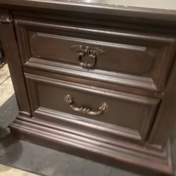Two Drawer solid Night stand