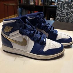 Size 9.5 - Air Jordan 1 Retro High Gold Medal