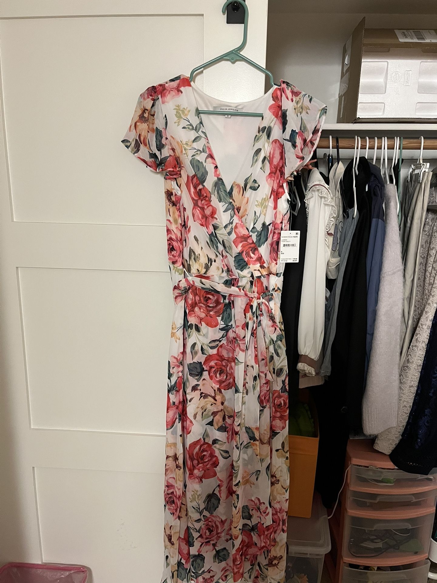 Floral Women Dress Size 8 New