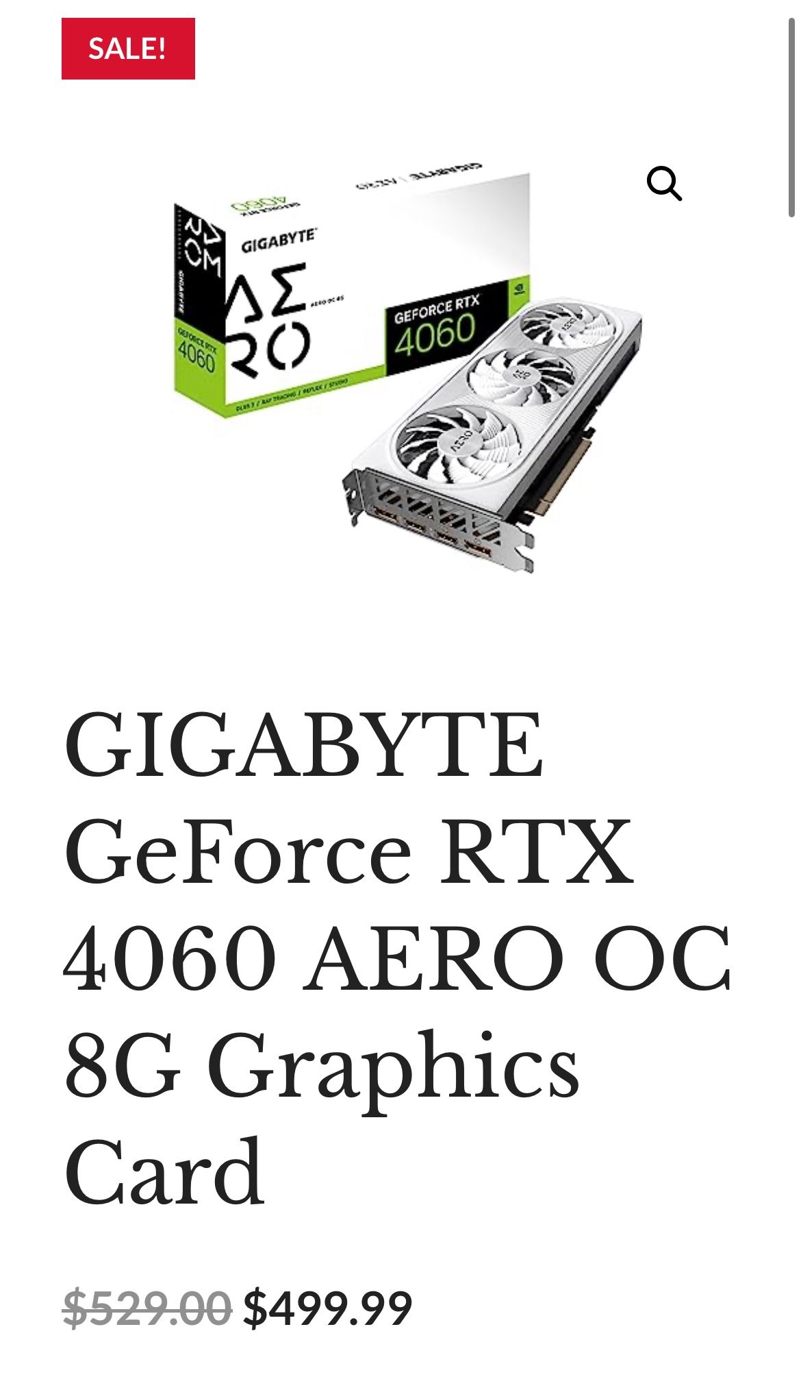 RTX 4060 Aero OC