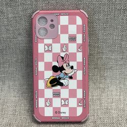 Minnie Mouse iPhone Case - Pink Checks