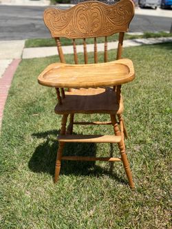 Antique high chair