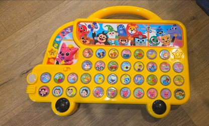 Pinkfong korean educational learning toy bus