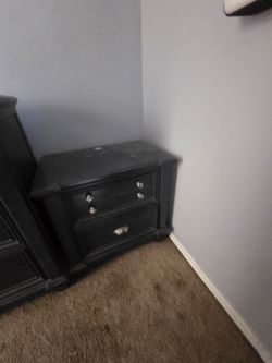 Bed and night stand
