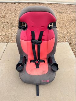 Safety 1st Grand Booster Pink Kids Car Seat Manufactured 04/24 Model: BC149-FXE