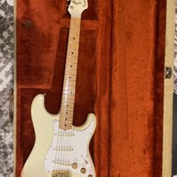 Fender “The Strat” 1980 Olympic White, Gold-Plated Guitar