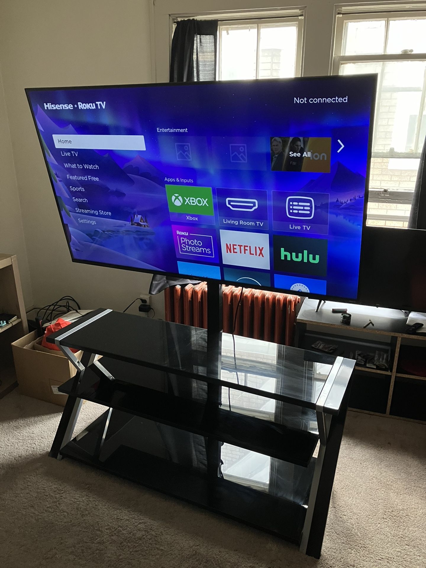 60 Inch Flat Screen With TV Stand