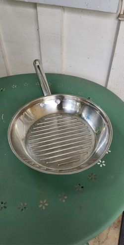Wolfgang Puck Cafe Collection Stainless Steel Grill Pan