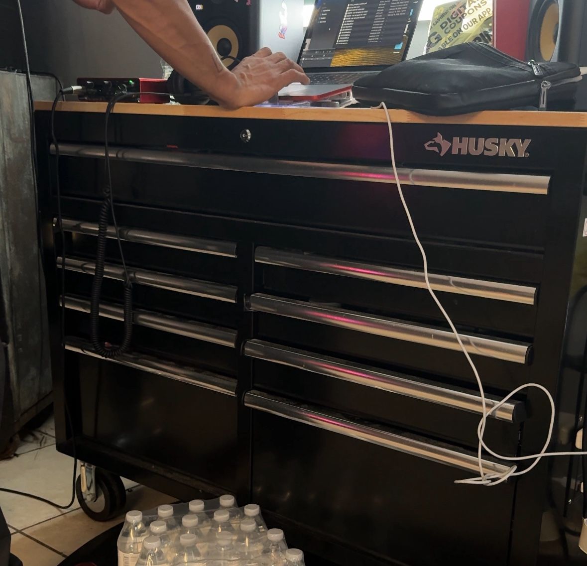 Husky Tool Box Work Bench
