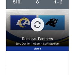 Rams Vs Carolina Panthers 
