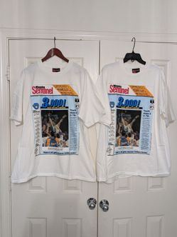 2 Vintage 1992 Robin Yount Shirts 3000th Hit Holoubek