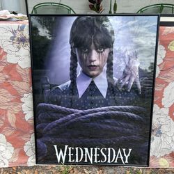 Wednesday Wall Art 28 X 22 