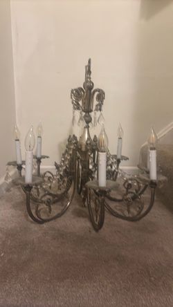 Vintage antique lighting chandelier.