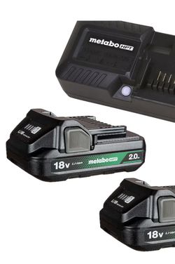 Metabo Batteries and Charger Kit
