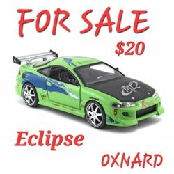 Fast & Furious 1:24 Brian's Mitsubishi Eclipse Die-cast Car