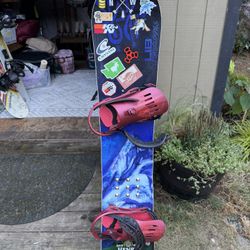 Adult Snowboard With Bindings $250