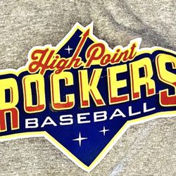 New High Point Rockers Baseball Sleeves Shirt, XL