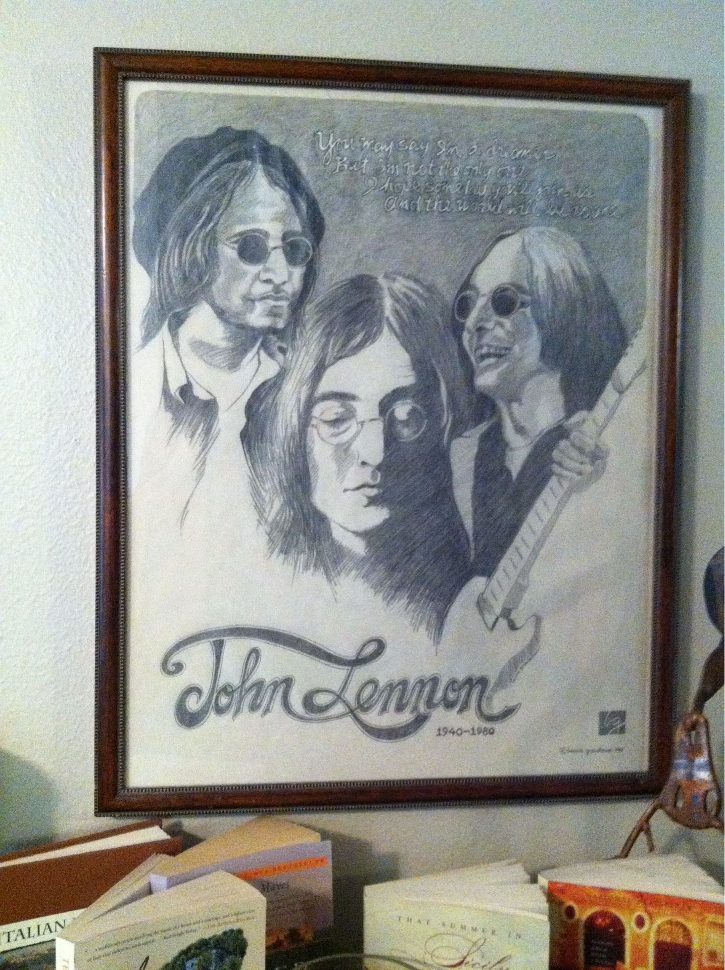 John Lennon Pencil drawing PRINTS