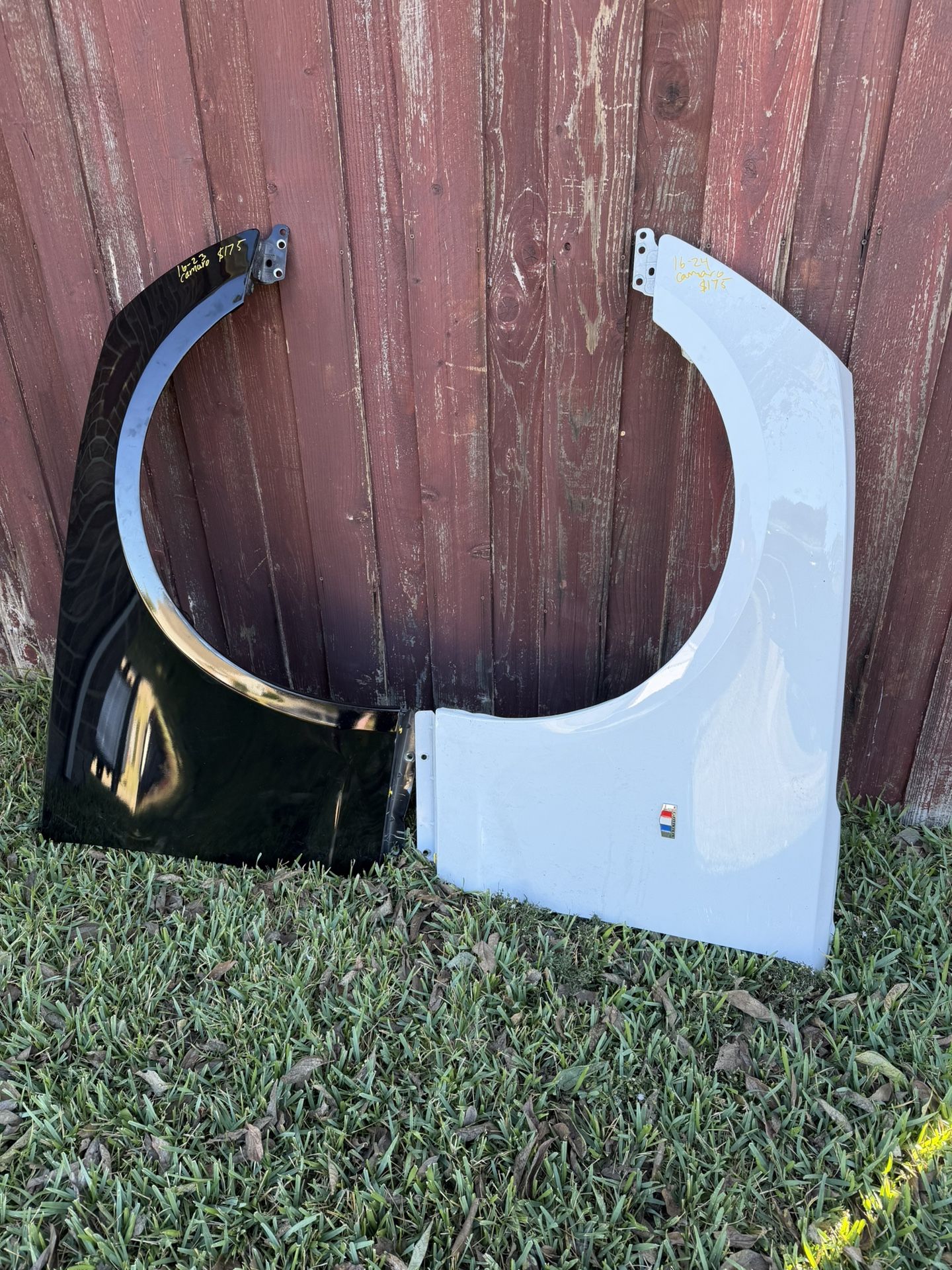 2016-2023 chevrolet camaro fenders left right