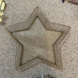 Star Metal/mesh Basket, Like New