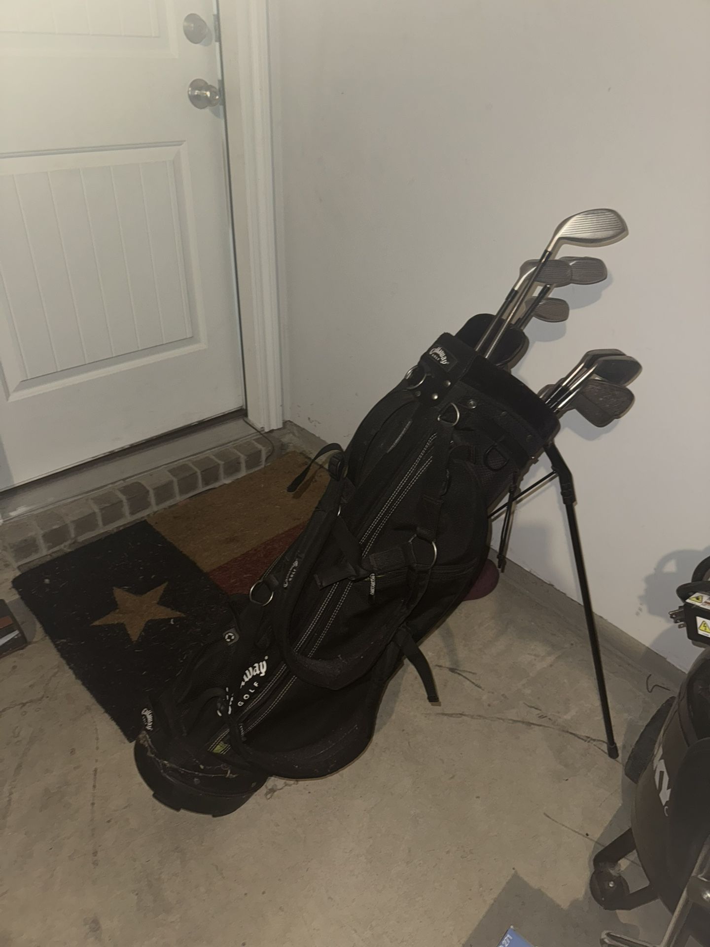 Golf Clubs and Bag