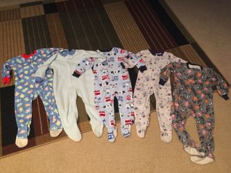 Boys Footie Pajama's