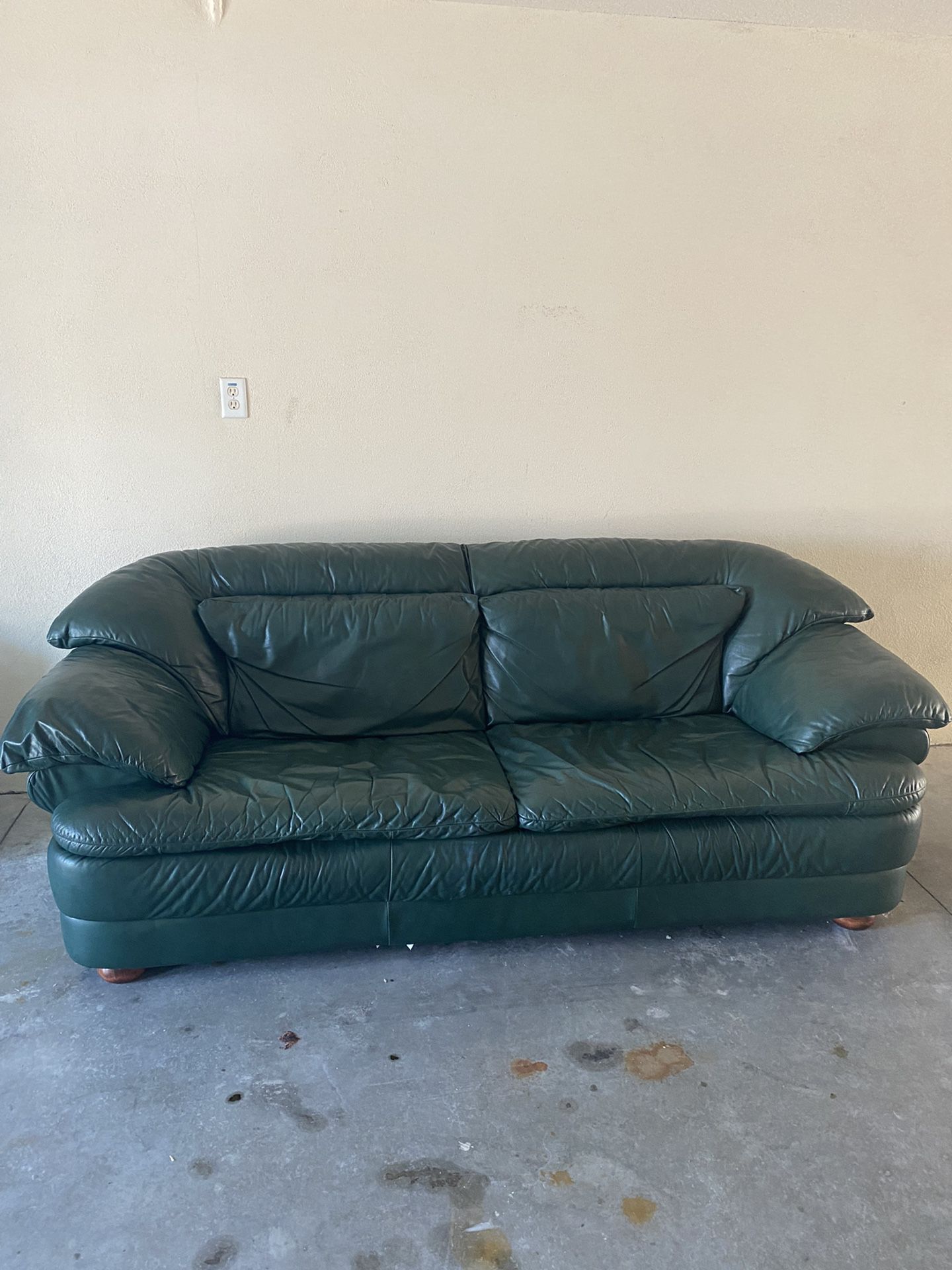Free - Really Comfortable - Real Leather Sofa 