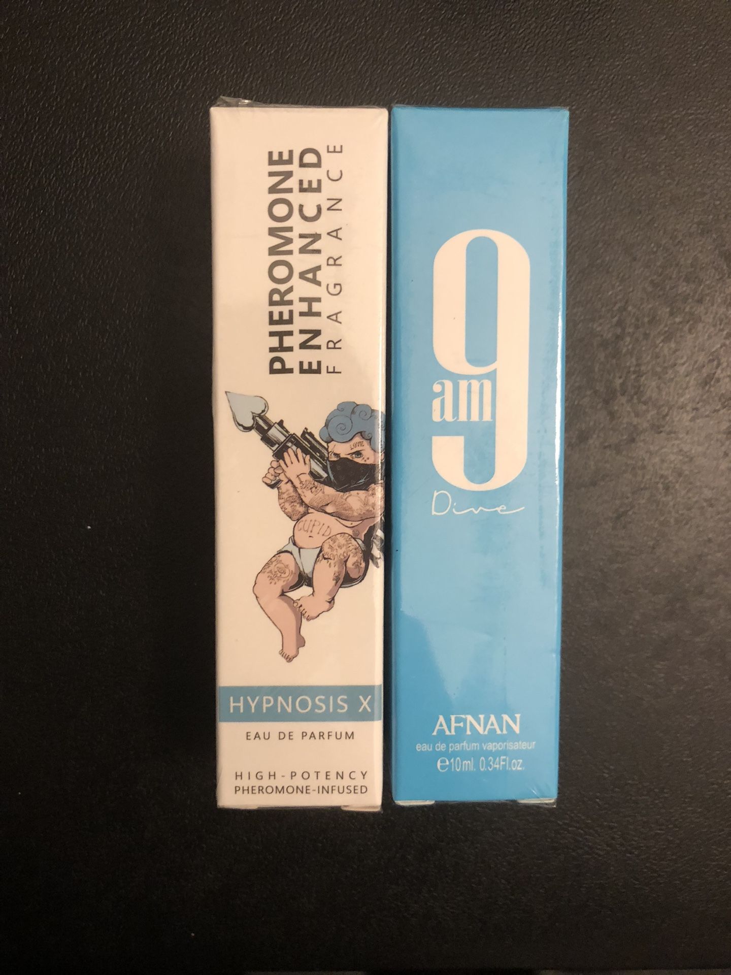 9 AM Men's Cologne Spray - 10ml Travel Size Perfume Mist & CUPID PHERMONE ENHANCED FRAGRENCE