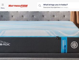 CALIFORNIA KING TEMPURPEDIC LUXE BREEZE SOFT MATTRESS $2500