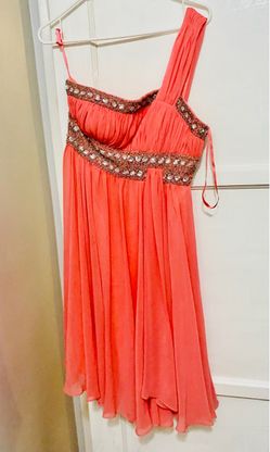 Peachy one shoulder Dress - (M)