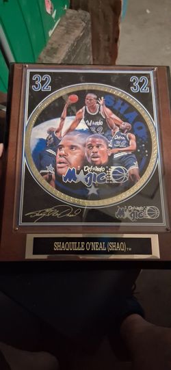 Shaquille O'Neal Orlando Magic Collector Plaque with Cert of Authenticity