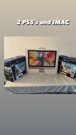 IMAC And 2 PS5 For Sale