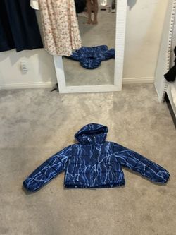 Women's Abstract Lightning Puffer Jacket