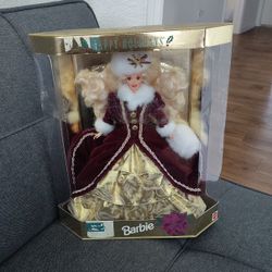 Happy Holiday Barbie Collectable 1996