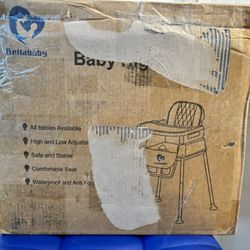 Brand New Bella Baby High Chair, Booster Etc