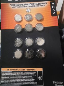 Duracell 3V Lithium batteries 12pk (2032)