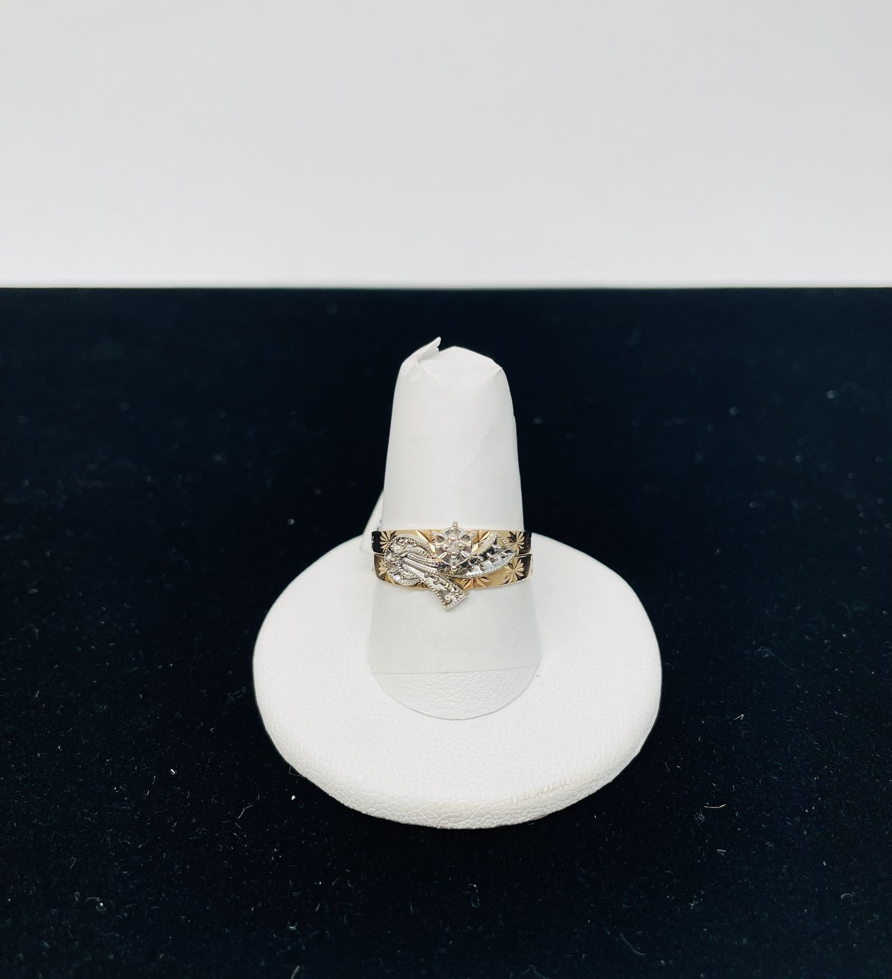 Gorgeous 14K Ring Set