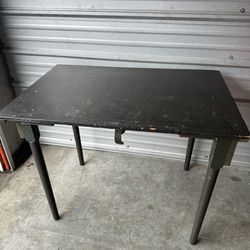 Vintage Military wood folding table