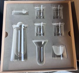 Delicate Glass Tea Set