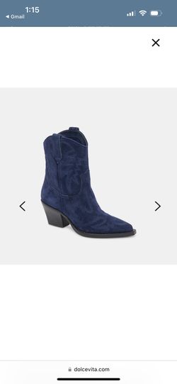 Dolce Vita Royal Blue Suede Boots 💙