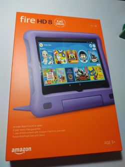 Amazon Fire Hd 8 Kids Tablet Purple New Release 2021