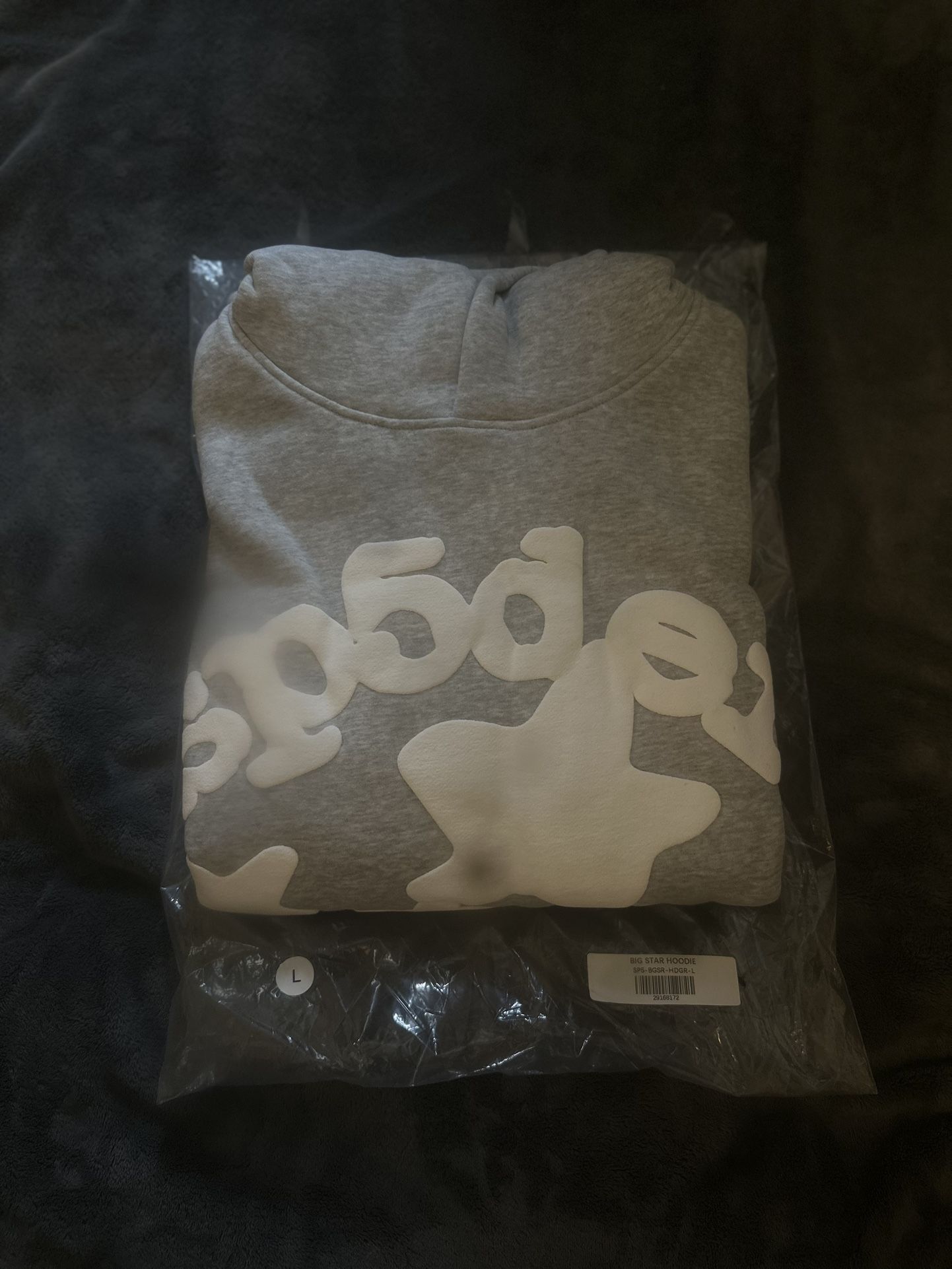 Gray Sp5der Hoodie
